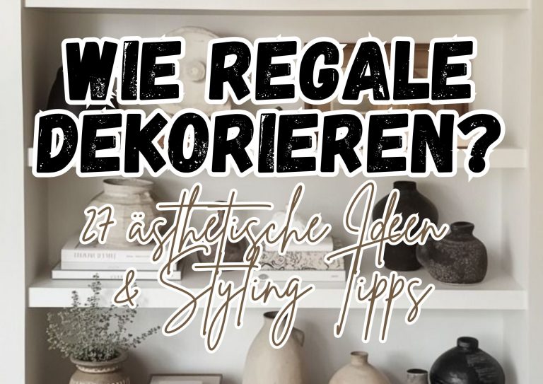 Regale dekorieren wie ein Interior Designer: 27 ästhetische Looks zum ...