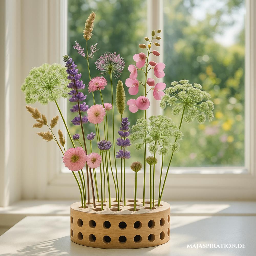 Blumenstecker für Trockenblumen als Frühlingsdeko