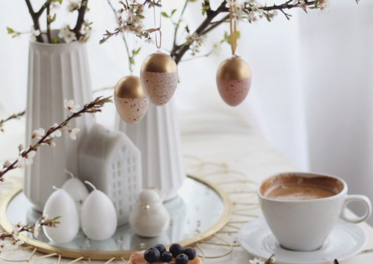 Osterdeko Tablett Ideen
