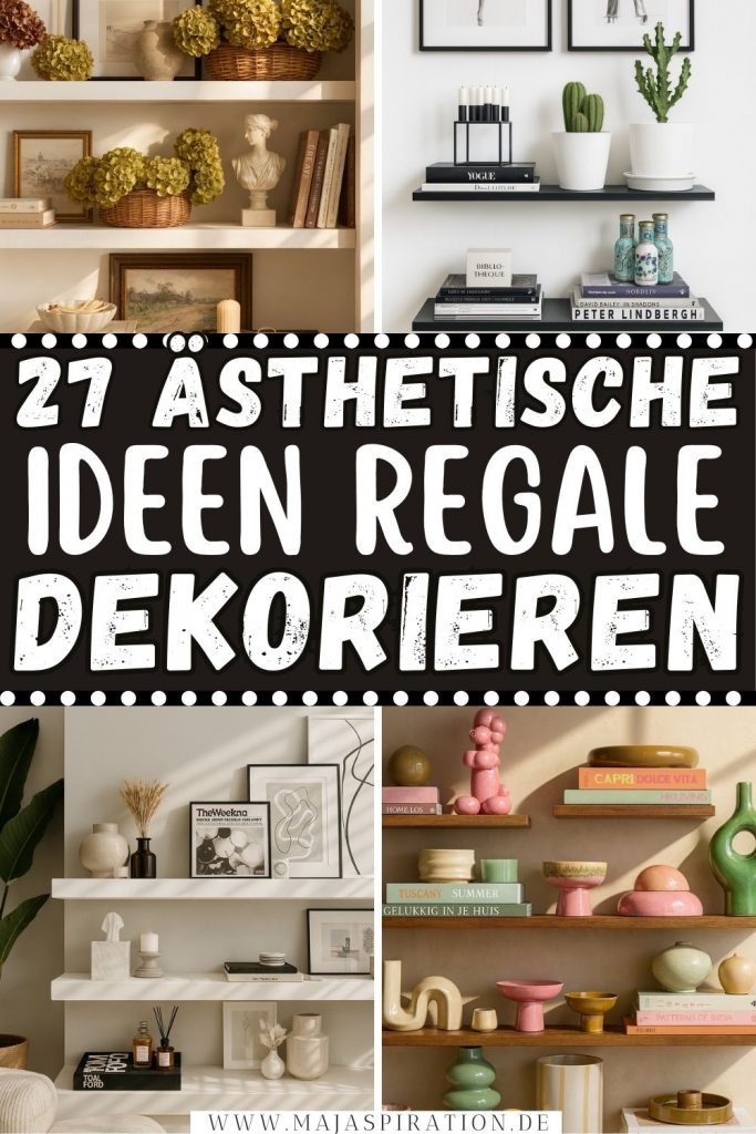 27 ästhetische Ideen Regale dekorieren Pin