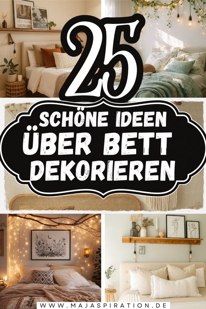 Deko Ideen für über dem Bett Pin