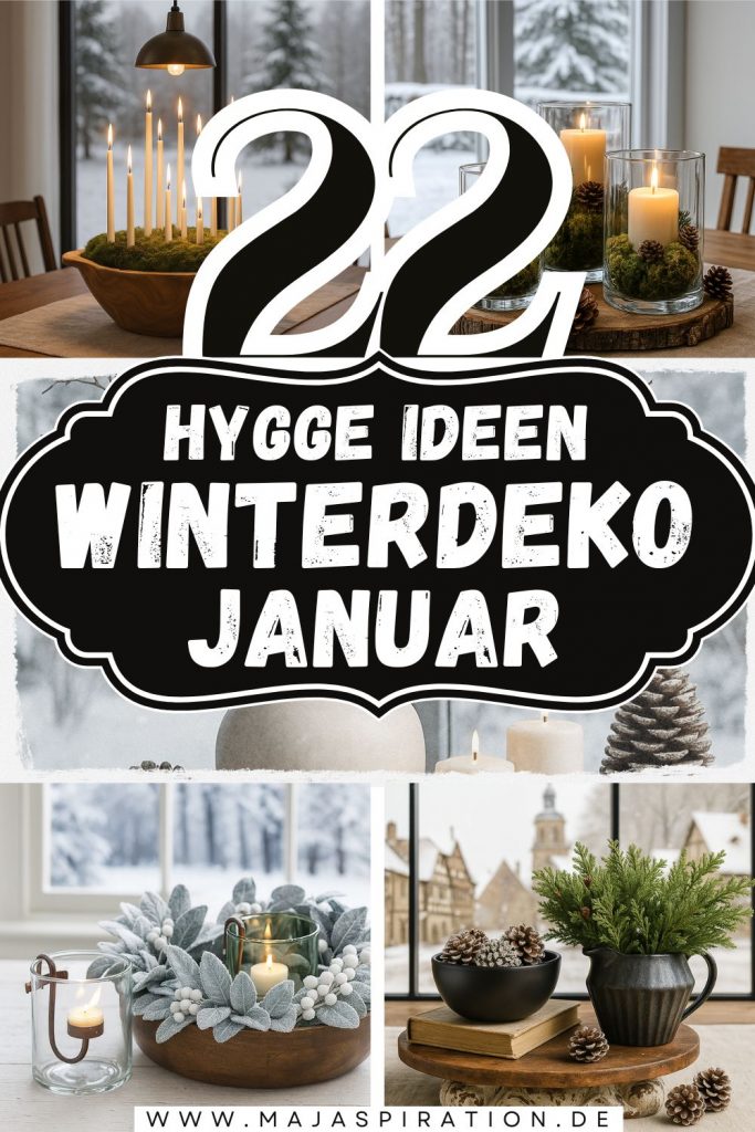 Winterdeko Ideen für Januar Pin