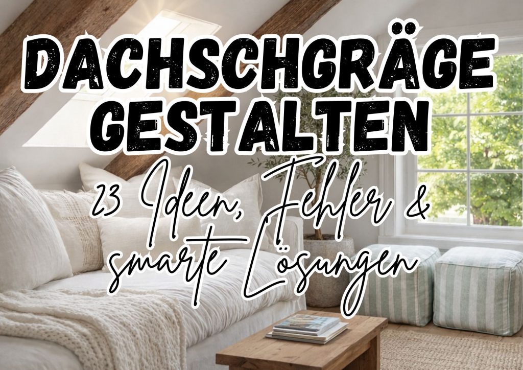 Dachschräge gestalten 23 Ideen