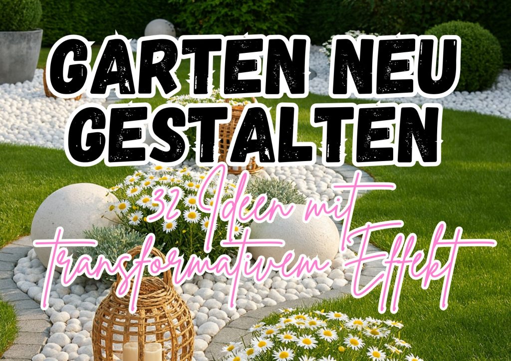 32 Ideen Garten neu gestalten