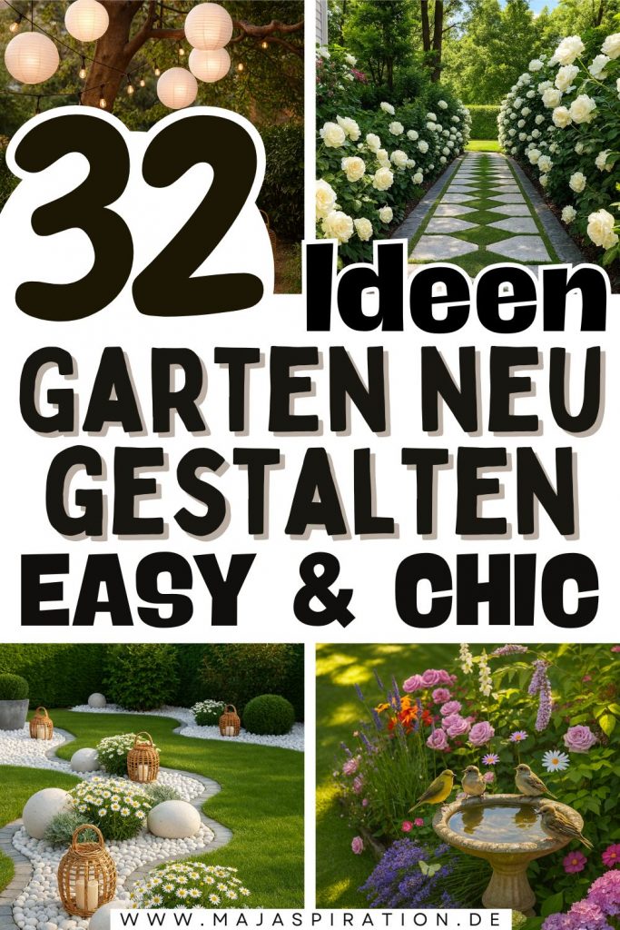 21 Ideen Garten neu gestalten Pin