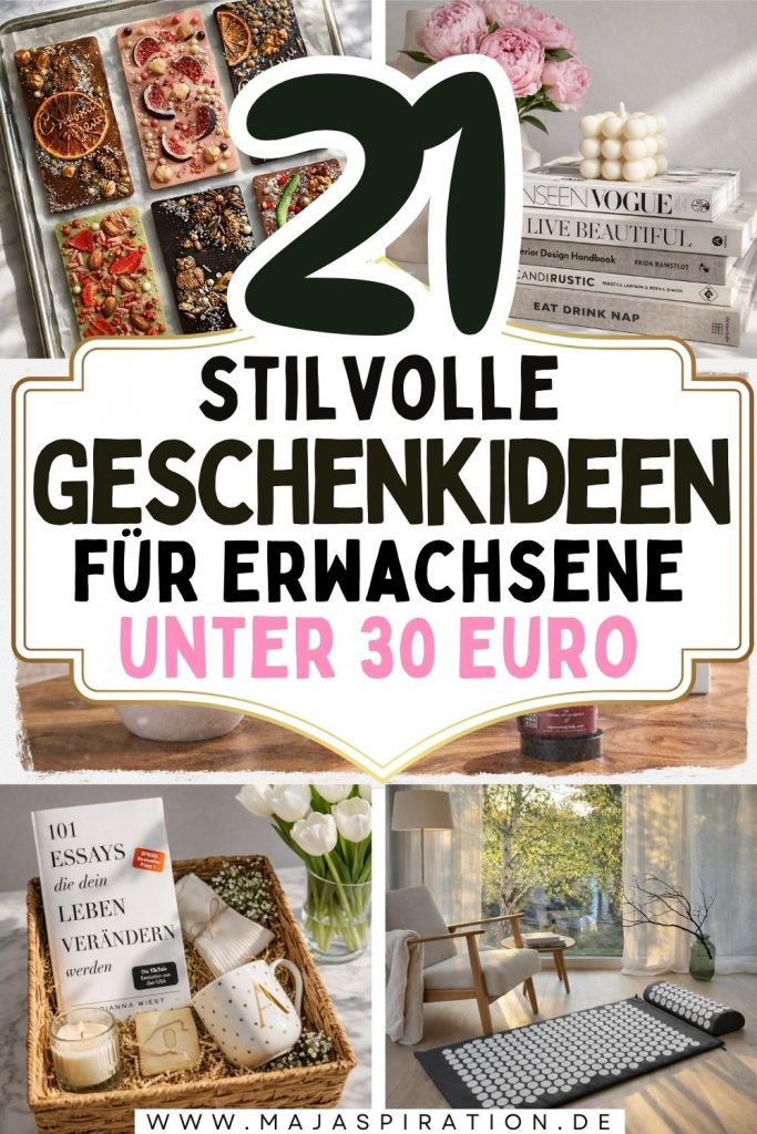 21 stilvolle Geschenkideen unter 30€ Pin 2