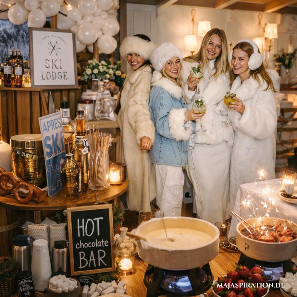 Après-Ski Themenabend mit Käsefondue und Brezeln