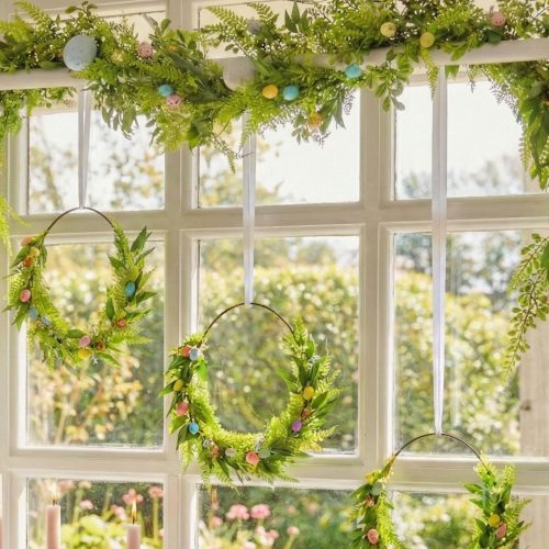 Osterdeko Ideen für Fenster & Fensterbrett