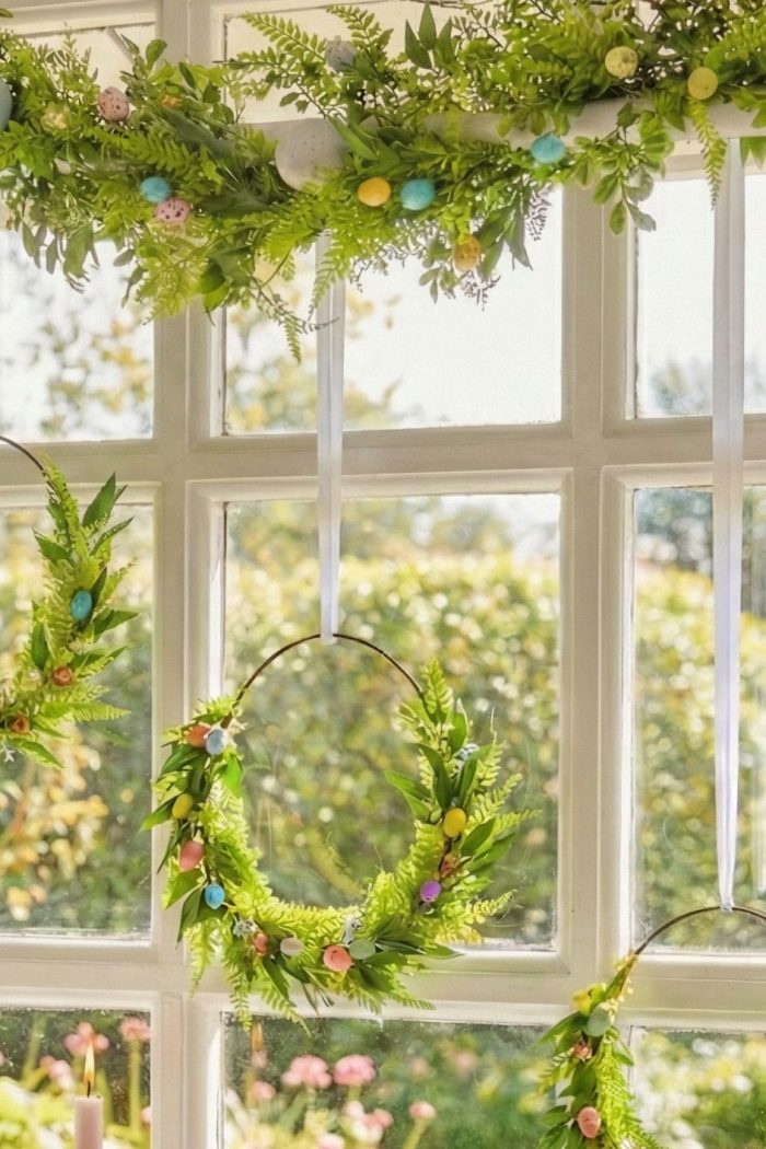 Osterdeko am Fenster & auf der Fensterbank: die 18 schönsten Ideen für Frühlingsflair