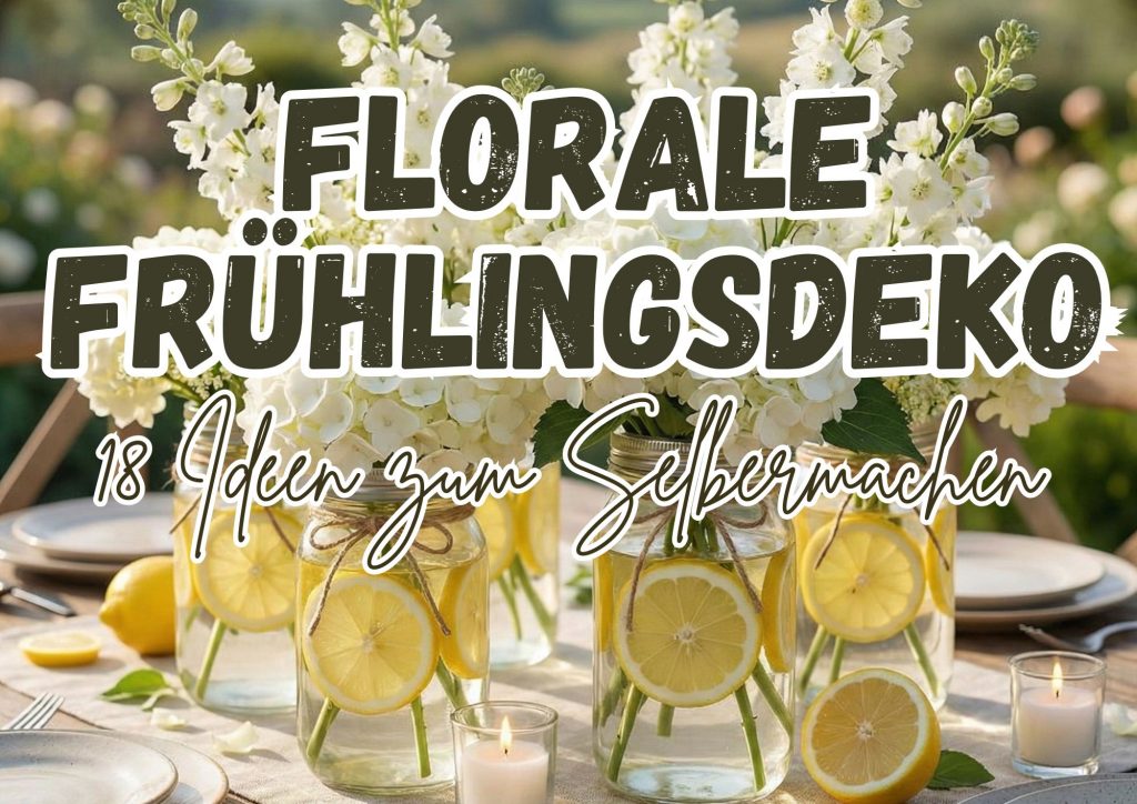 Zauberhafte Florale Frühlingsdeko Ideen