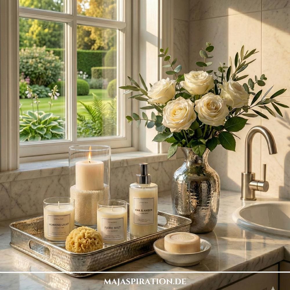 Elegante Badezimmer Dekorationsidee