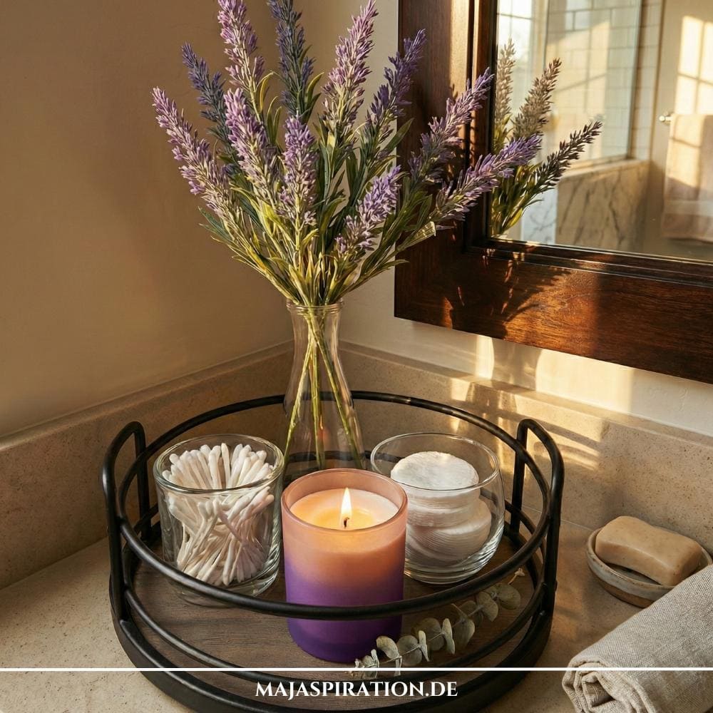 Rustikale Lavendel Deko Idee