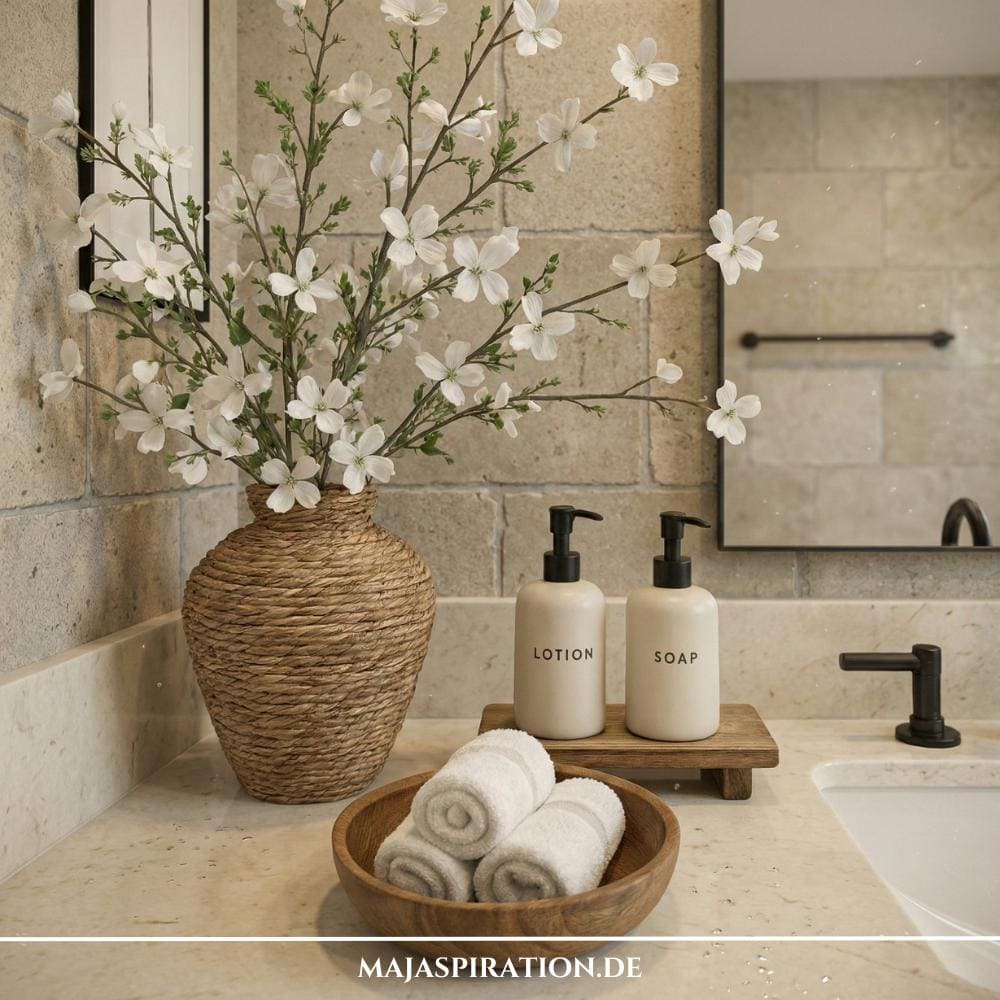 Natürliche Badezimmer Dekoration