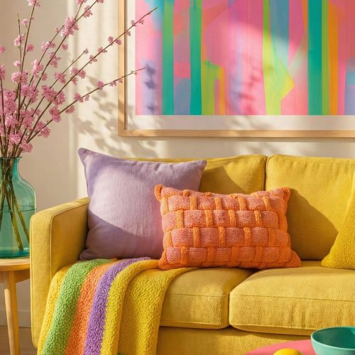 Bunte Sommerdeko Ideen für drinnen und draußen