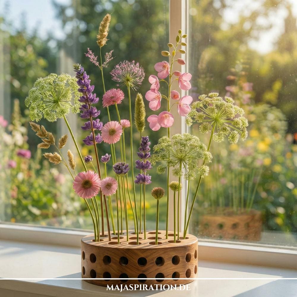 Blumenstecker für Trockenblumen als Frühlingsdeko