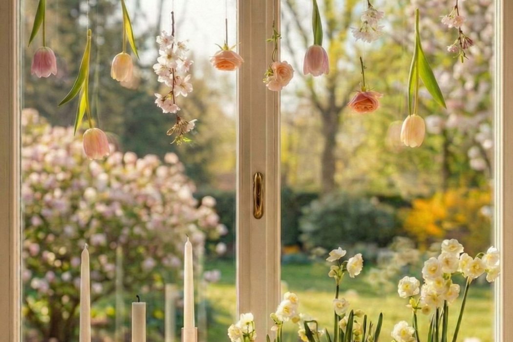 Osterdeko am Fenster & auf der Fensterbank: die 18 schönsten Ideen für Frühlingsflair