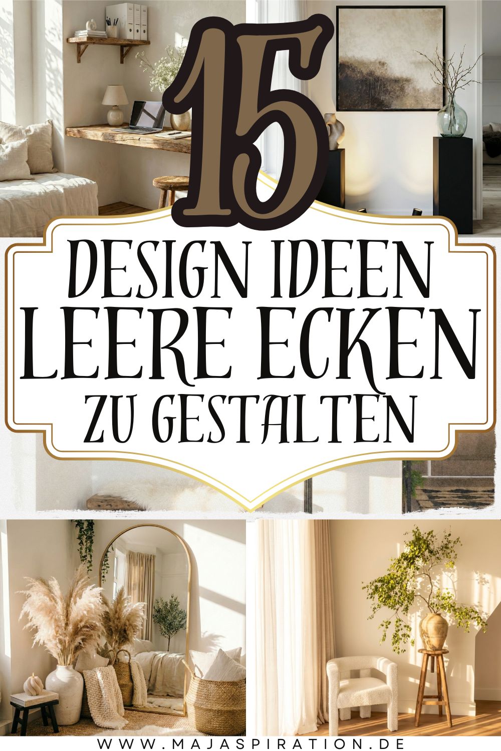 Leere Ecken gestalten: 15 kreative Design Ideen für Nischen
