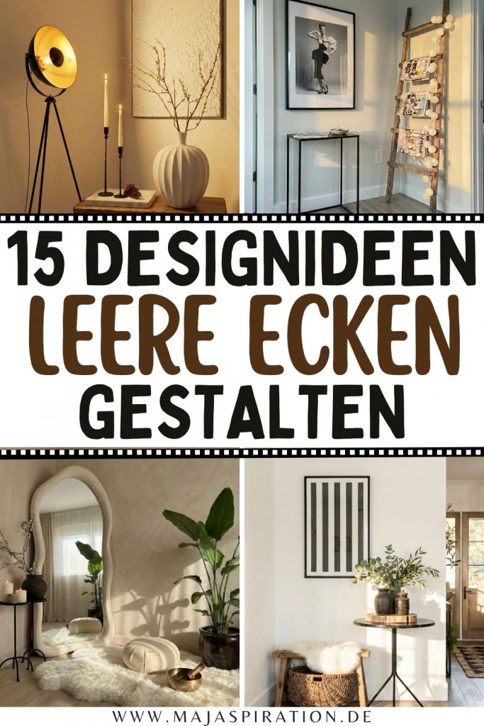 15 Design Ideen leere Ecken zu gestalten Pin