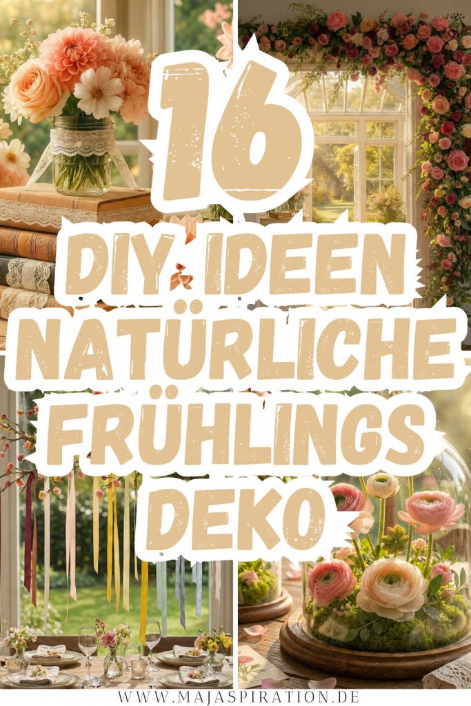 DIY Frühlingsdeko Ideen aus Naturmaterialien Pin