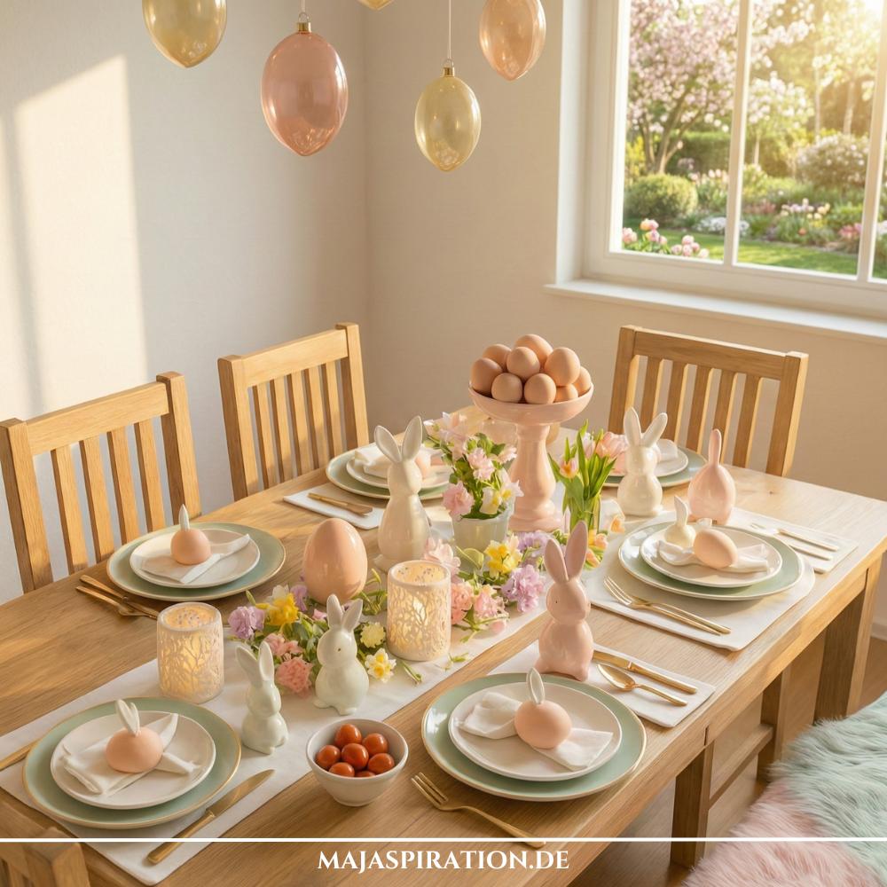 Ostertisch Deko Idee