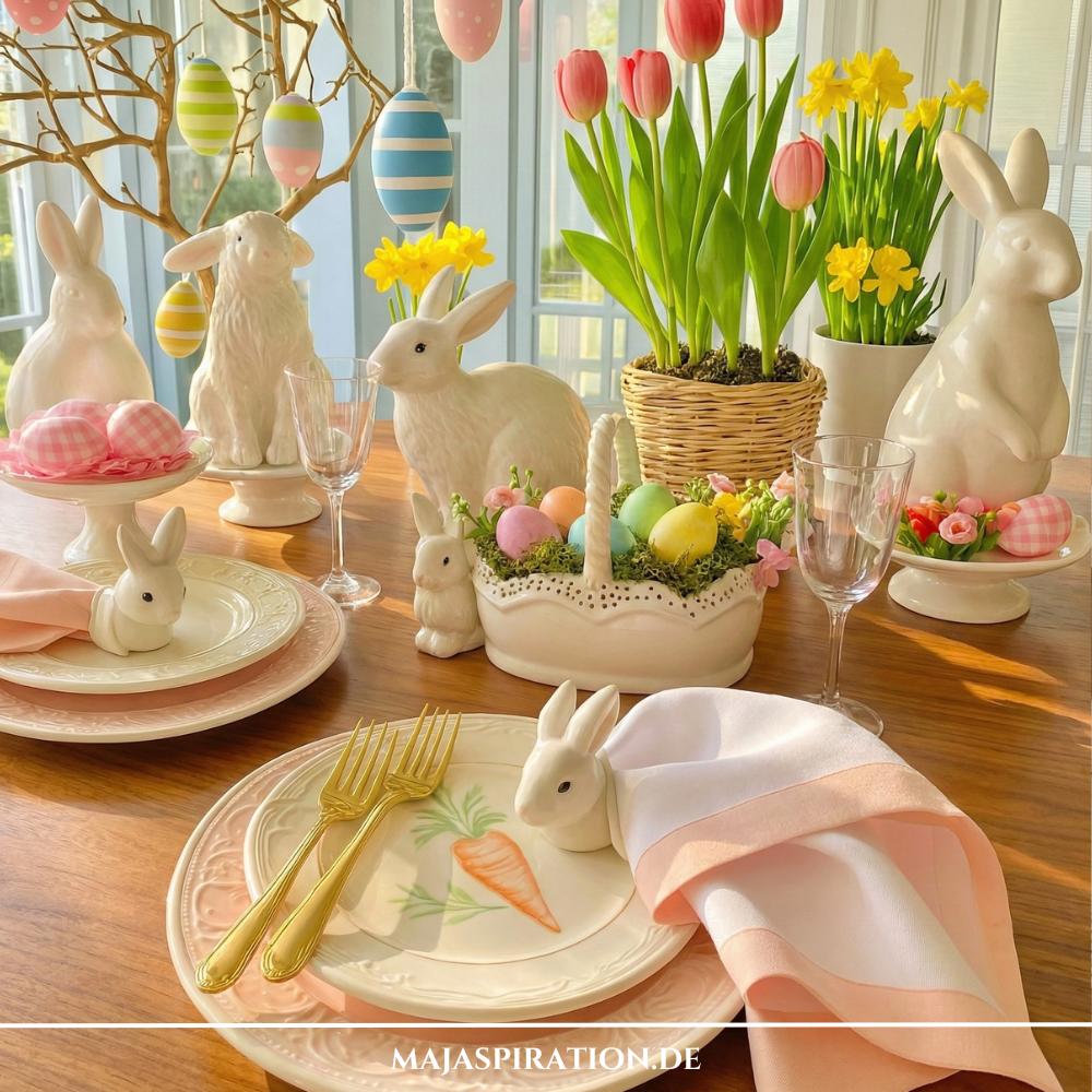 Osterdeko Idee für den Tisch