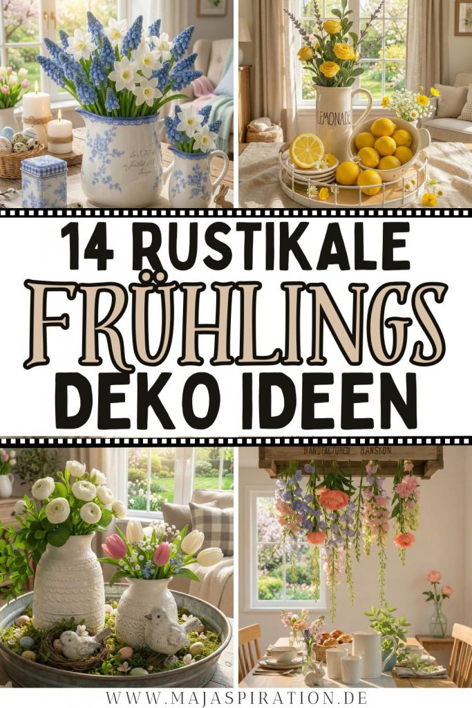14 Rustikale Frühlingsdekoration Ideen Pin
