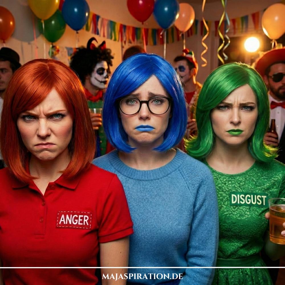 Kostümidee Sadness, Anger und Disgust