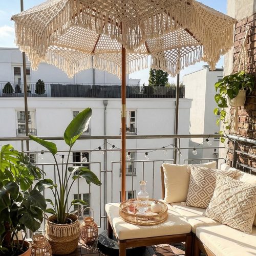 Balkon gestalten in Mietwohnung