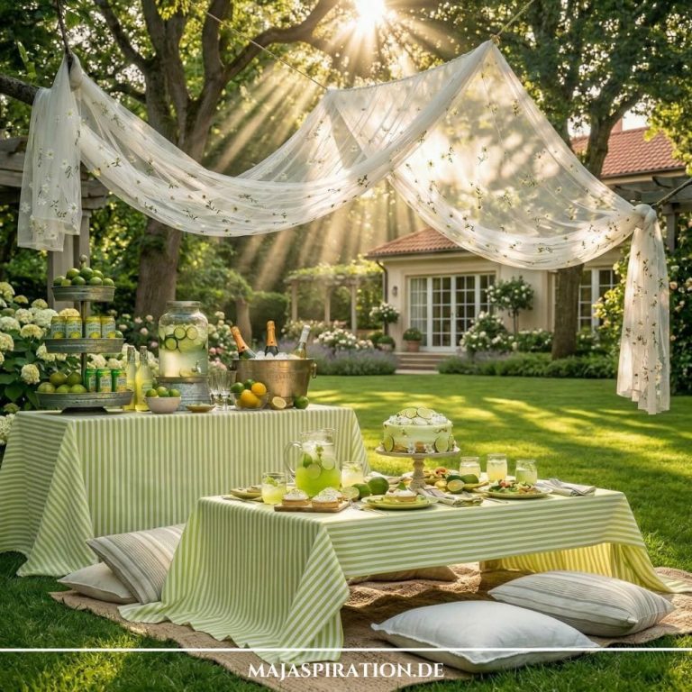 Schnelle Deko Fur Gartenparty