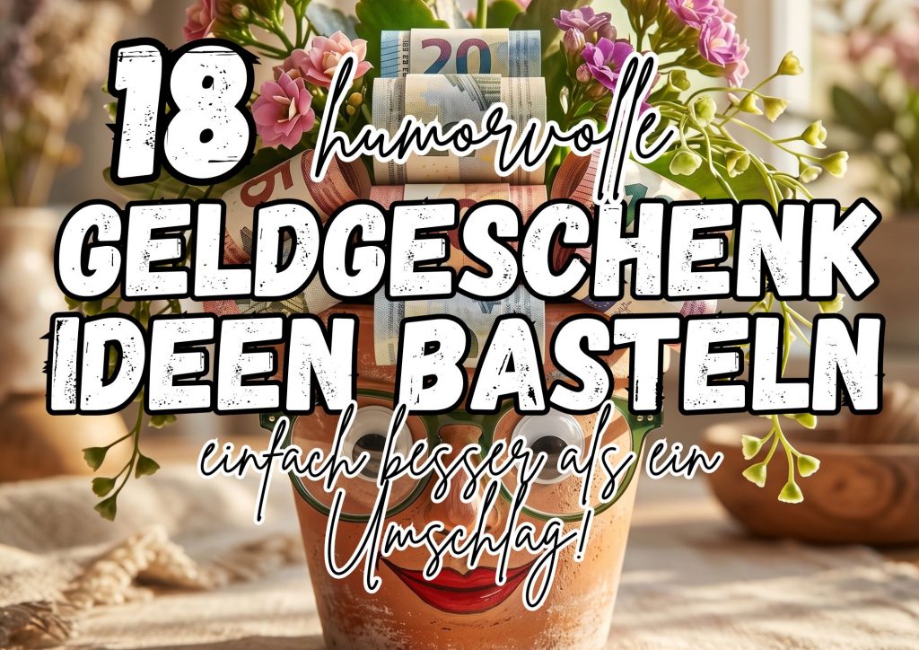18 Geldgeschenk Ideen basteln