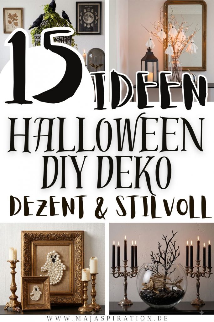 15 dezente Halloween DIY Deko Ideen Pin