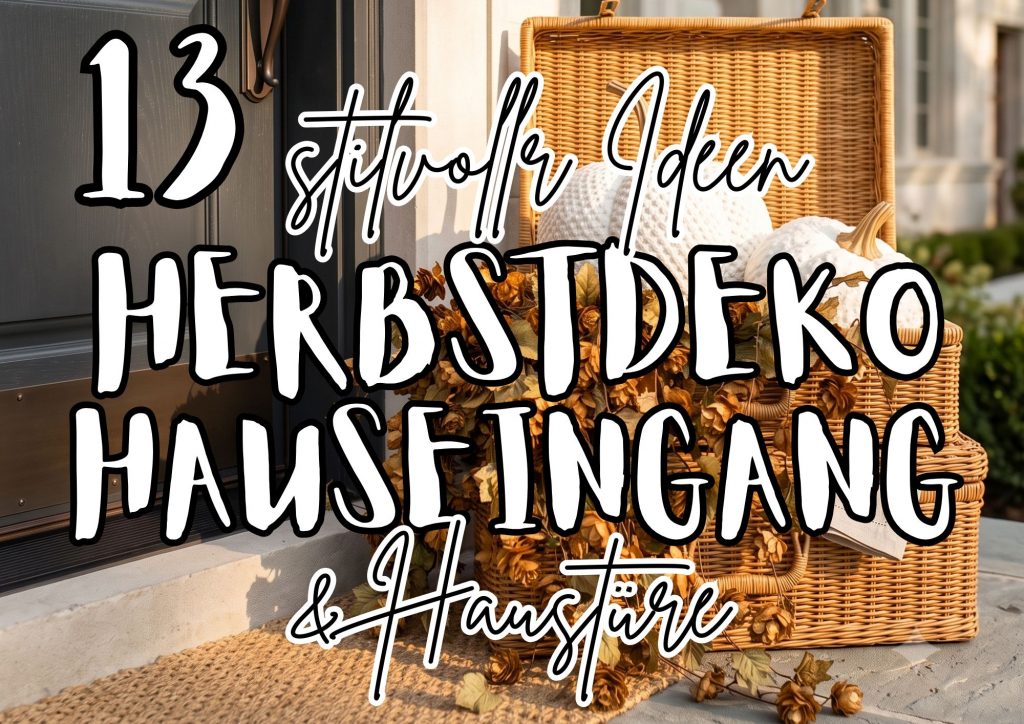13 Herbstdeko Hauseingang Ideen