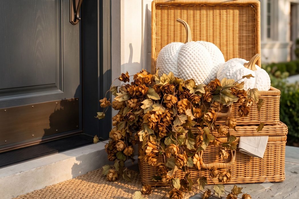 Herbstdeko Hauseingang: 13 stilvolle Ideen für deine herbstliche Haustür