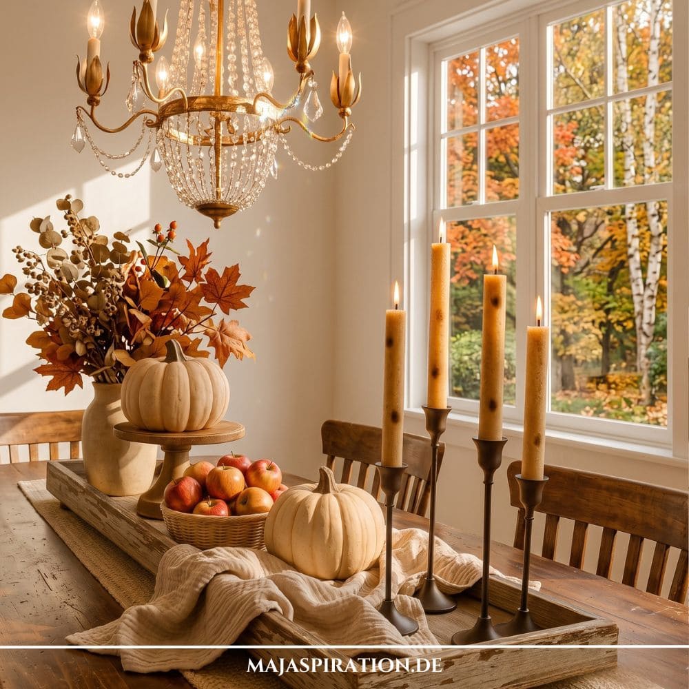 Herbstliche Deko-Tabletts: 23 süße Ideen für Tische & Konsolen diesen Herbst!
