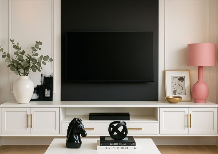 traumhafte Ideen zur Gestaltung deiner TV Wand